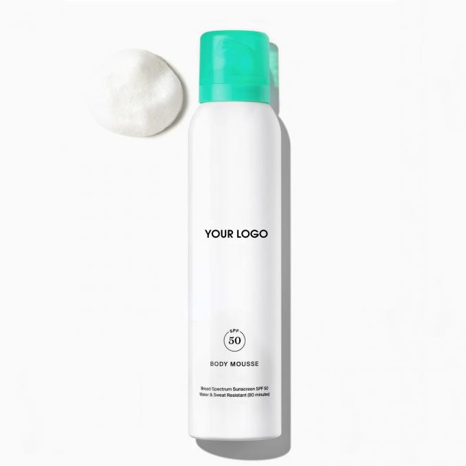 Широкомасштабный SPF 50 солнцезащитный крем для тела Водостойкая и потная формула 1