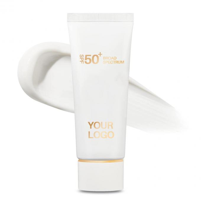 SPF 50 Солнцезащитный крем для мужчин Широкоспектровая защита от UVA/UVB Легкий, без белого отложения 0