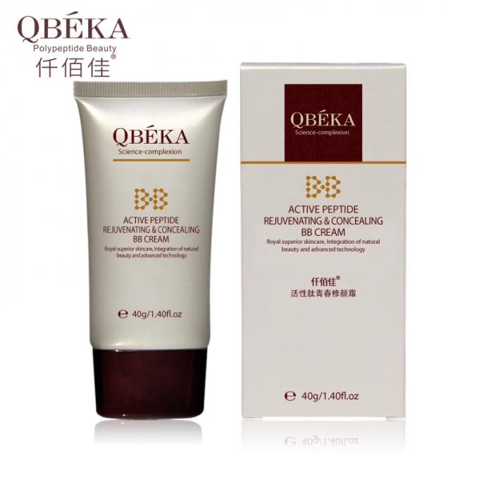 QBEKA Активный пептид омолаживающий и скрывающий BB крем для взрослых Блокируйте УФ восстановление кожи 0