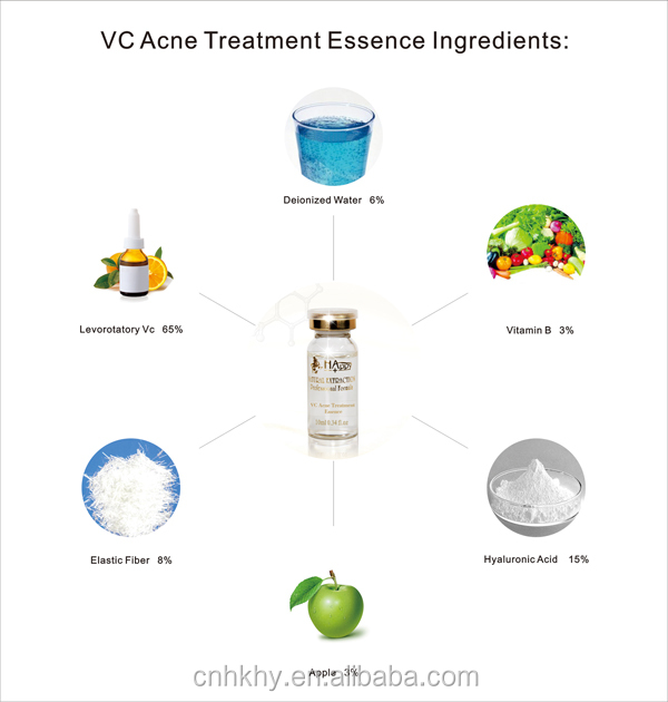 Удалить шрамы от прыщей с помощью QBEKA Happy Cosmetics Levorotatory VC Original Liquid Bio Serum 3